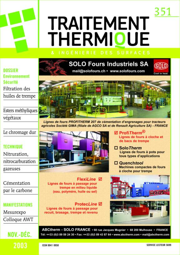 N°351 - Novembre/Décembre 2003
