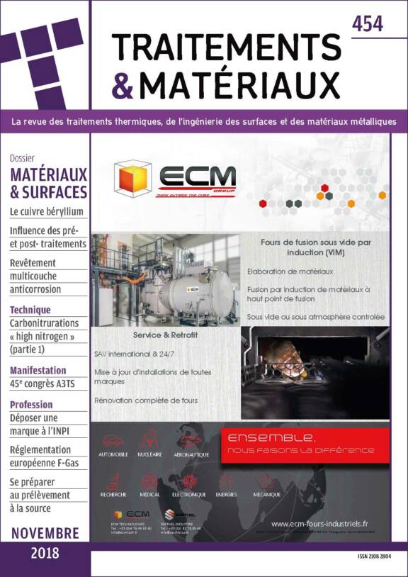 N°454 - Novembre 2018