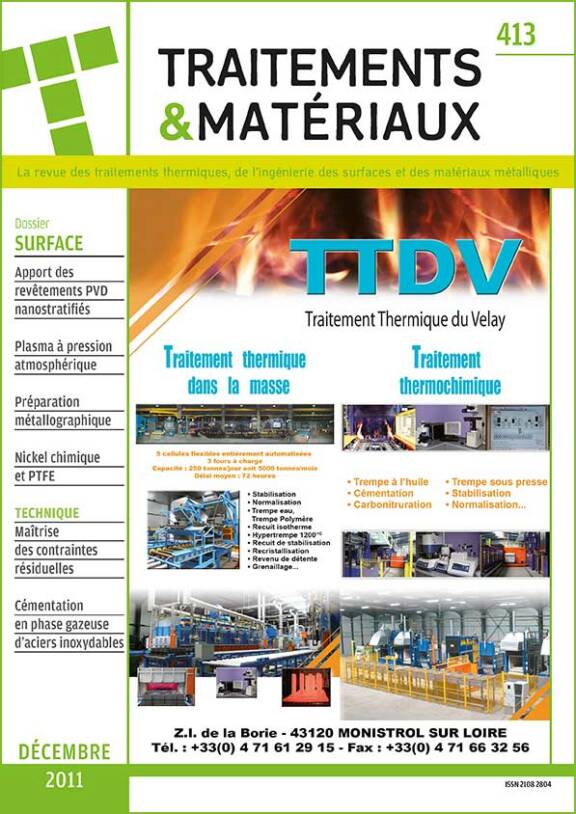 N°413 - Décembre 2011