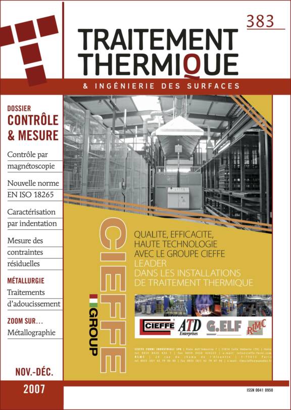 N°383 - Novembre/Décembre 2007