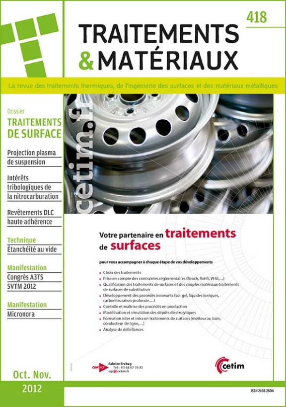 N°418 - Octobre/novembre 2012