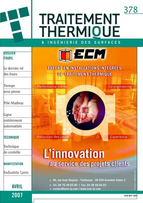 N°378 - Avril 2007